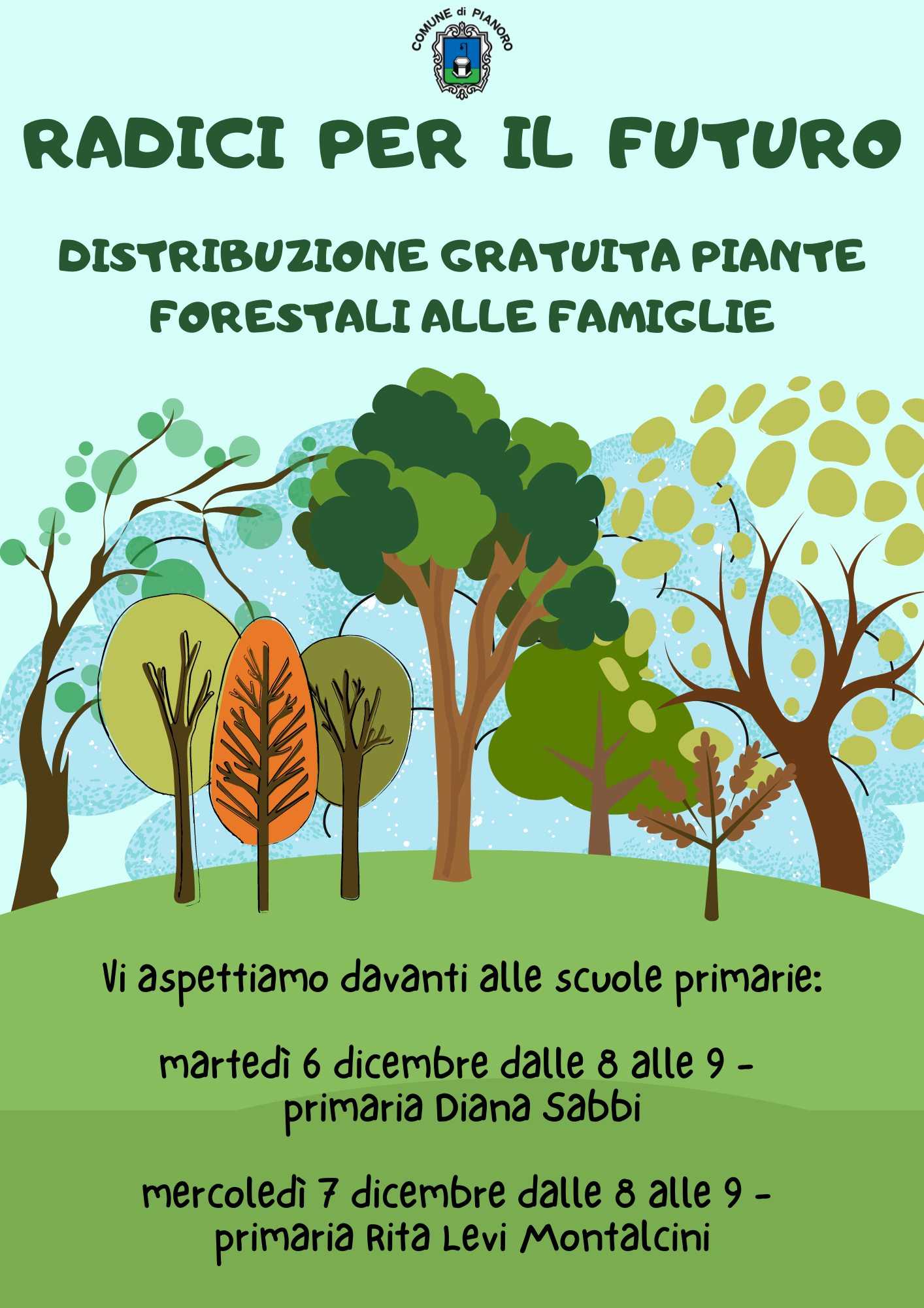 Distribuzione piante forestali alle famiglie foto 