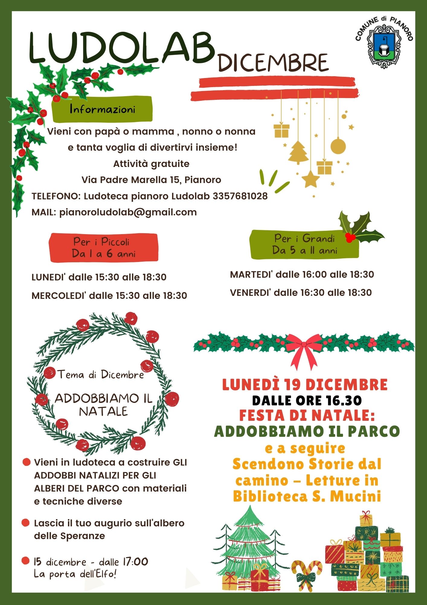 Dicembre a LudoLab
