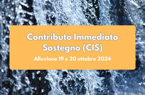 Danni da alluvione - Contributo Immediato Sostegno (CIS)